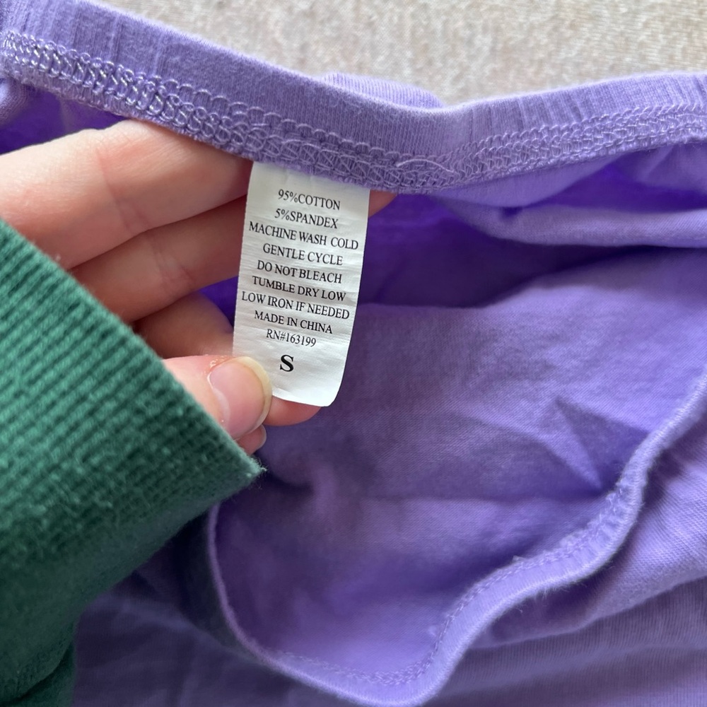 Purple Ruched Tube Top - Picture 2 of 2